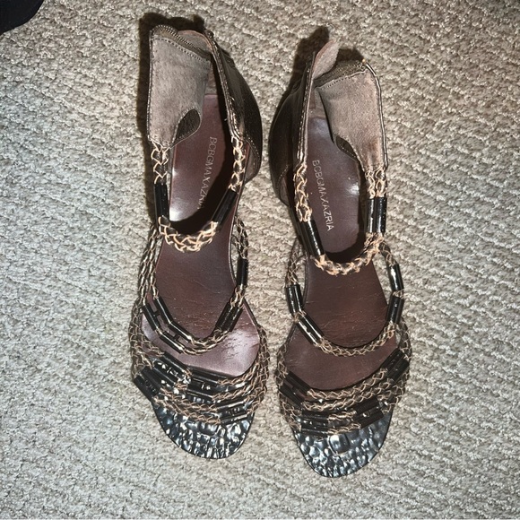 BCBG Maxazria metallic gladiator sandals - Picture 8 of 8